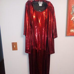 Shiny pant set